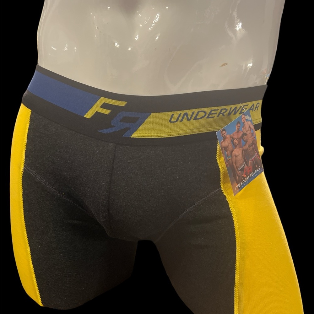 FR 3  Freedom Reigns Blue and Gray Boxer Briefs
